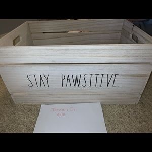 Stay Pawsitive Crate